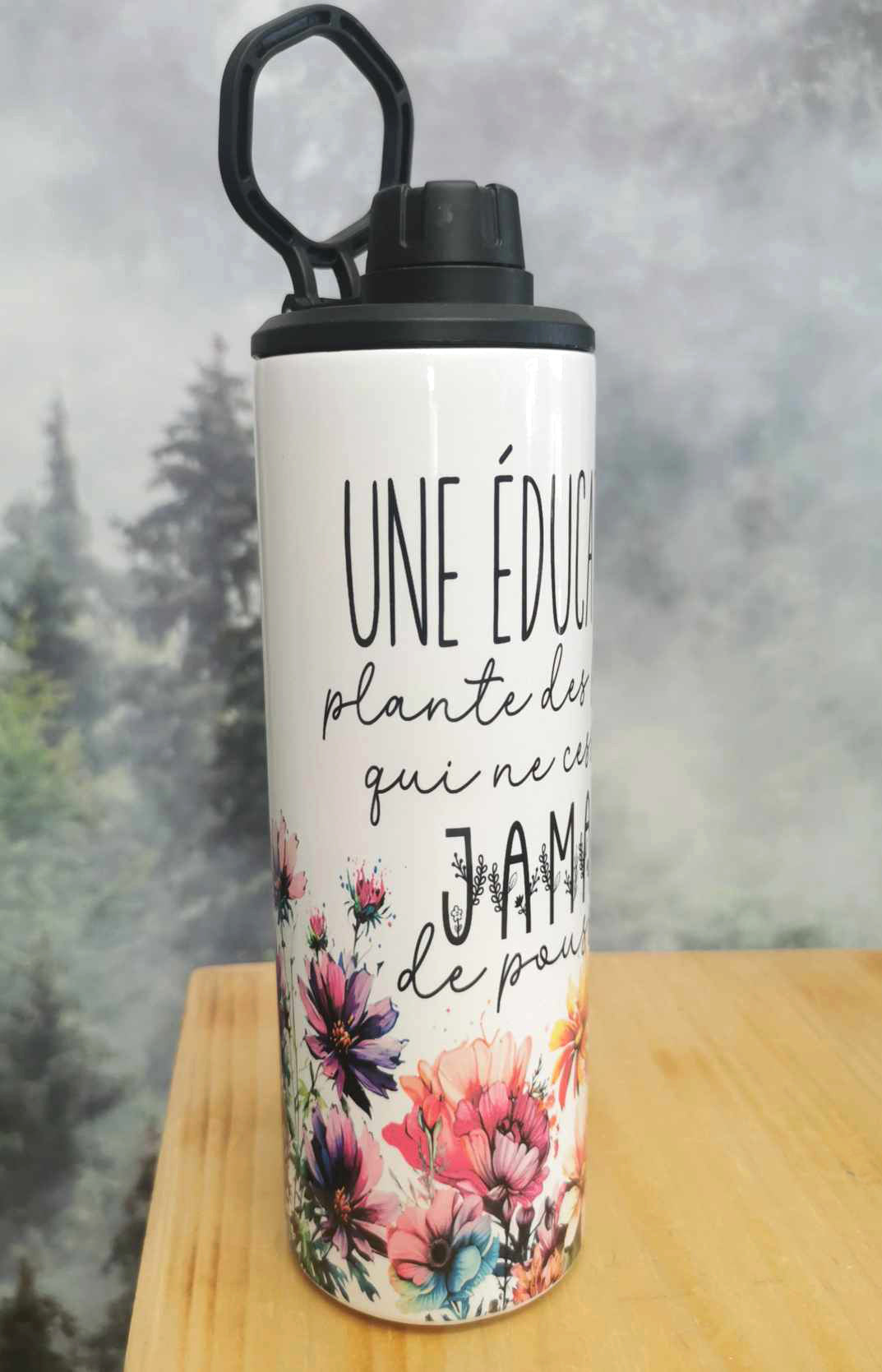 Gourde isotherme sport 20oz. - Cadeau pour éducatrice