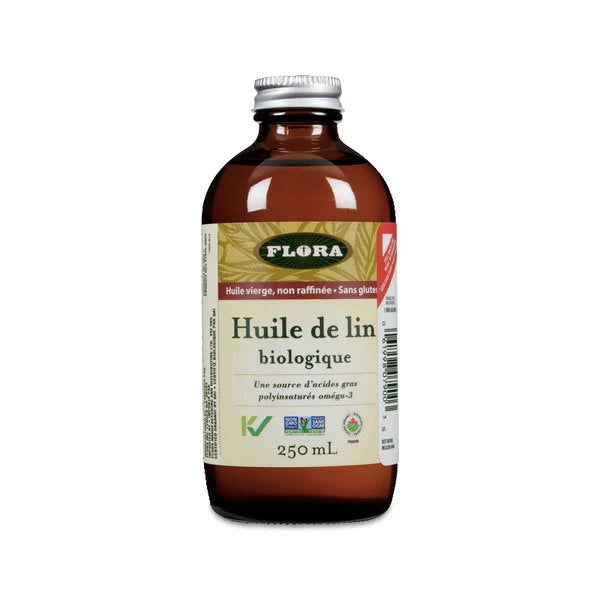 Huile de lin biologique - Flora - 250ml