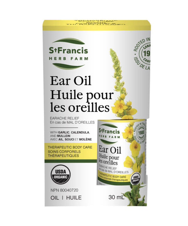 Huile our le Mal d'oreilles - St-Francis Herb Farm - 30ml