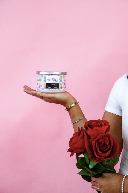 Chandelle de soya - Be Mine - Three Wix & Co