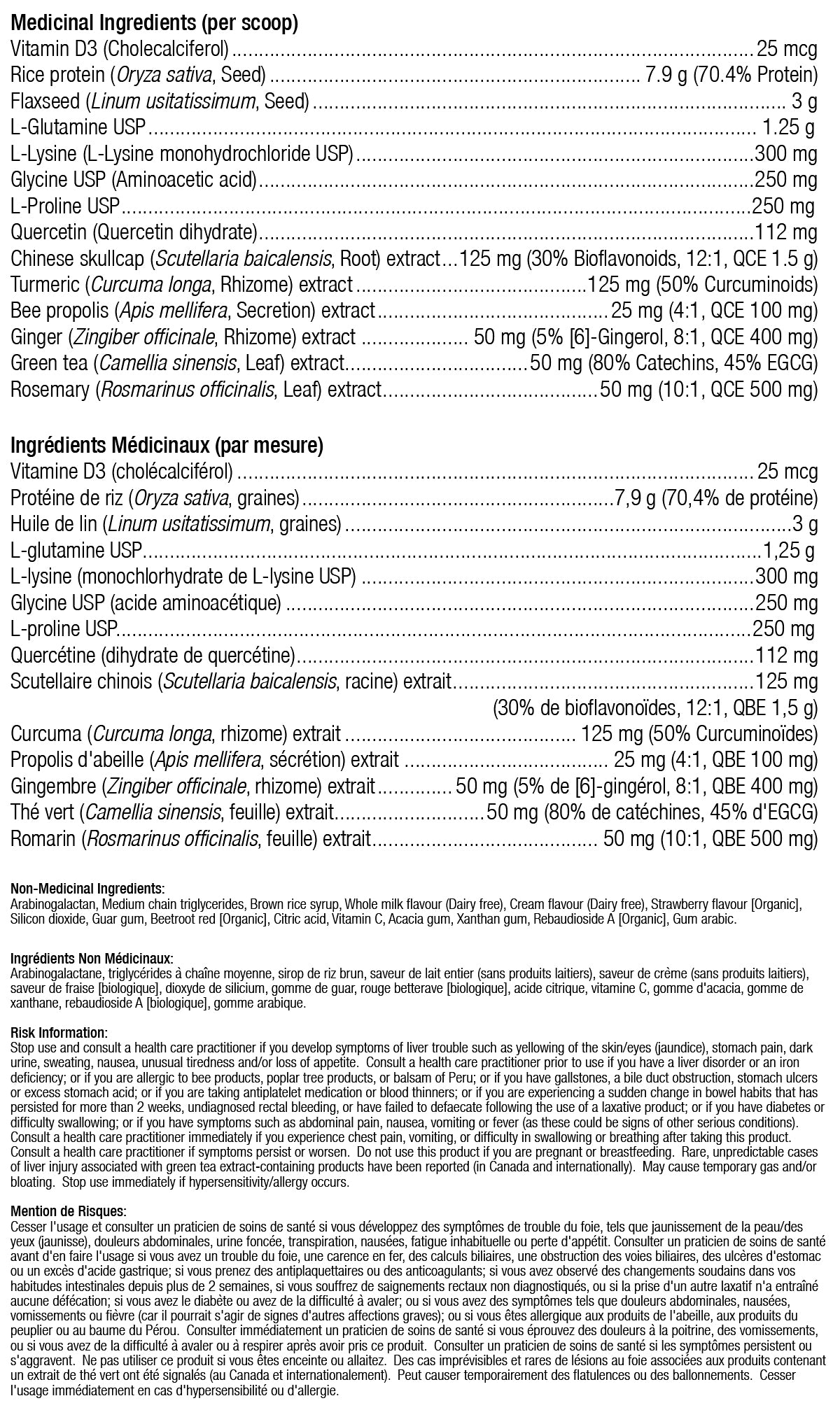 InflammaCore - Fraise - Ortho Molecular Products - 725g