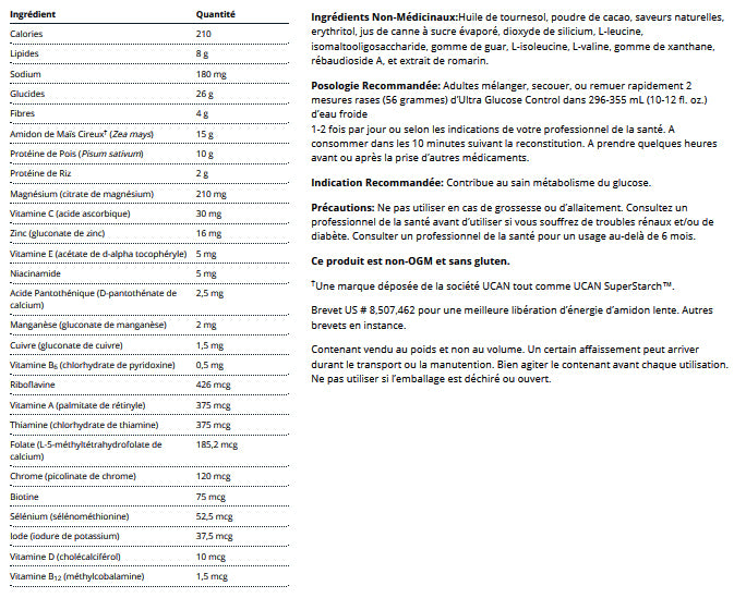 Ultra Glucose Control- Metagenics - 742g