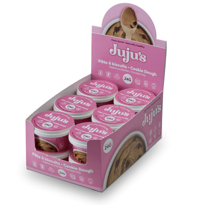 Collation protéinée - Pâte à biscuits pépites de chocolat - Juju's Donuts