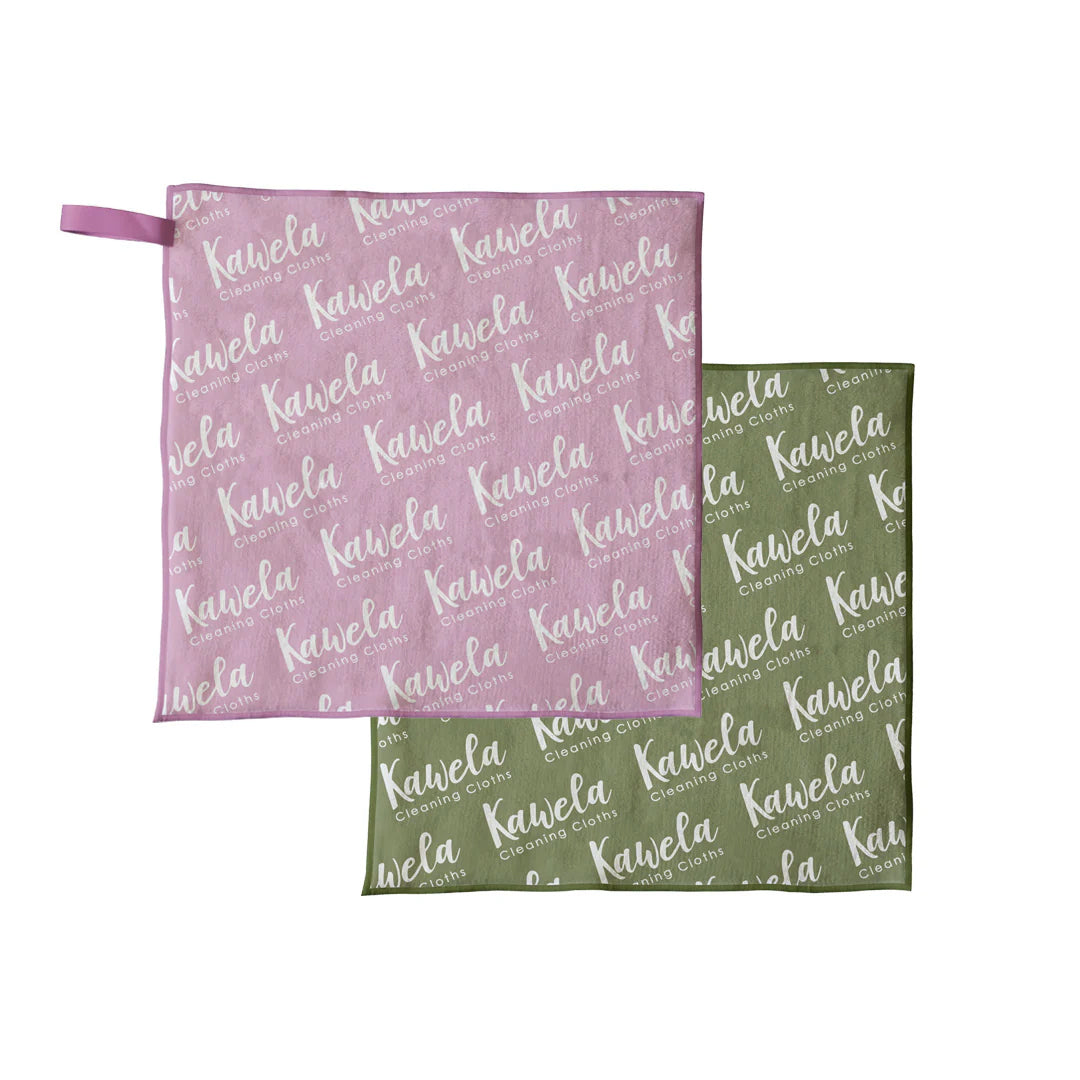 Ensemble de deux linges à nettoyer en microfibre - Siesta Key - Kawelä