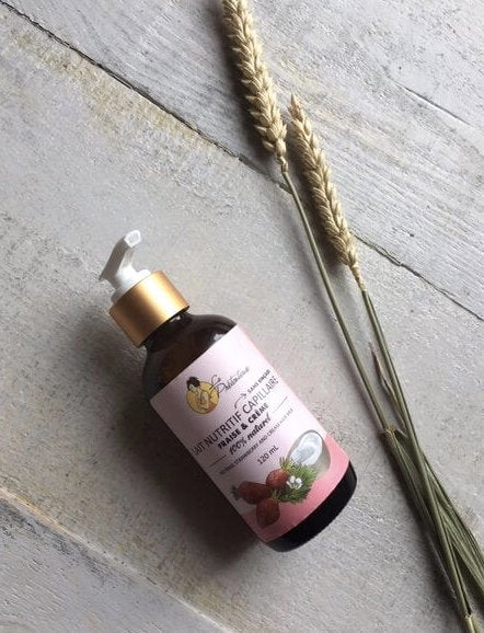 Lait nutritif capillaire sans rinçage - Fraise & crème - 120ml