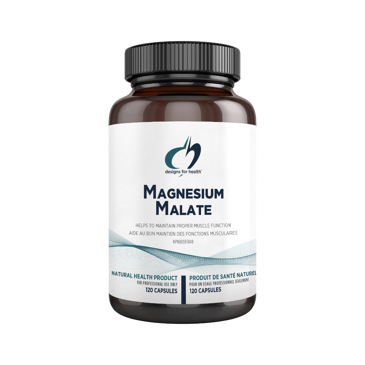 Magnésium Malate - Designs for health - 120 capsules