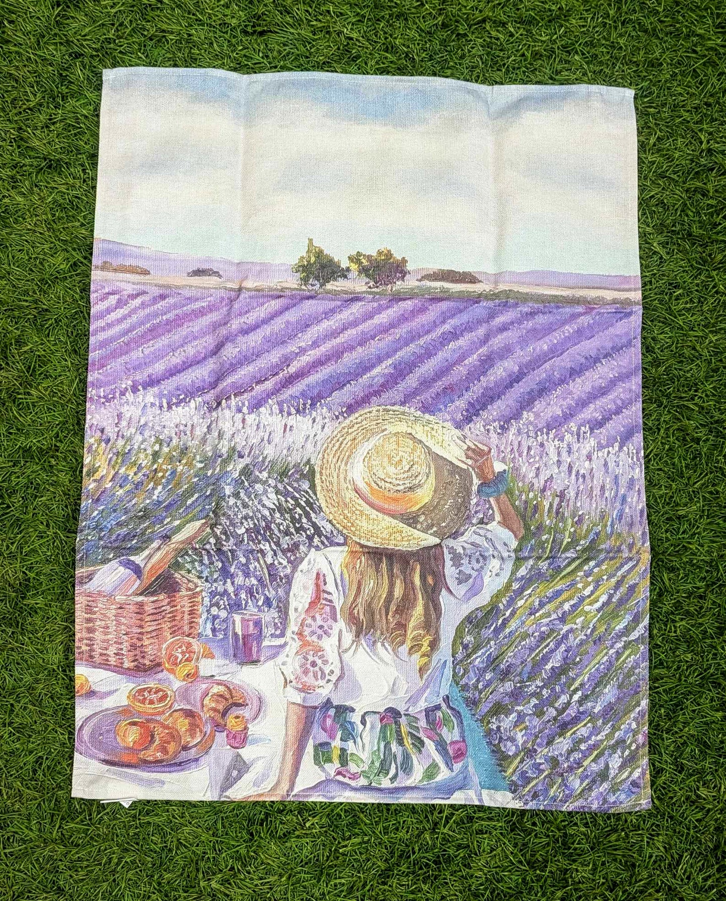 Linge à vaisselle 100% coton - Collection Lavande