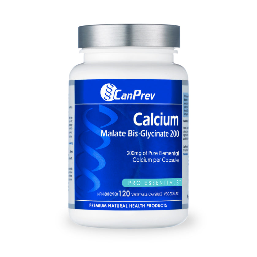 Malate de calcium bisglycinate 200 - CanPrev - 120 capsules