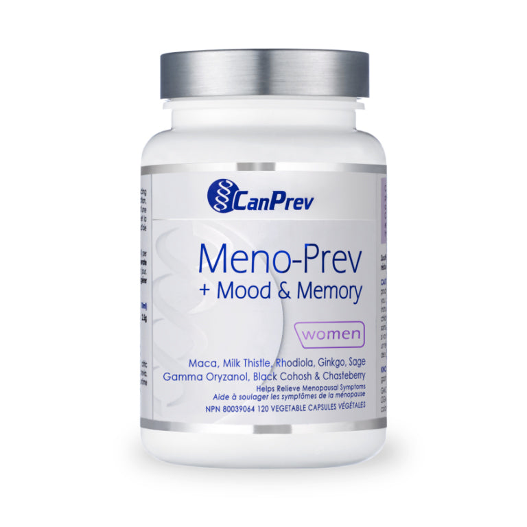 Meno-Prev + Mood & Memory (Ménopause, Humeur, mémoire) - CanPrev - 120 capsules