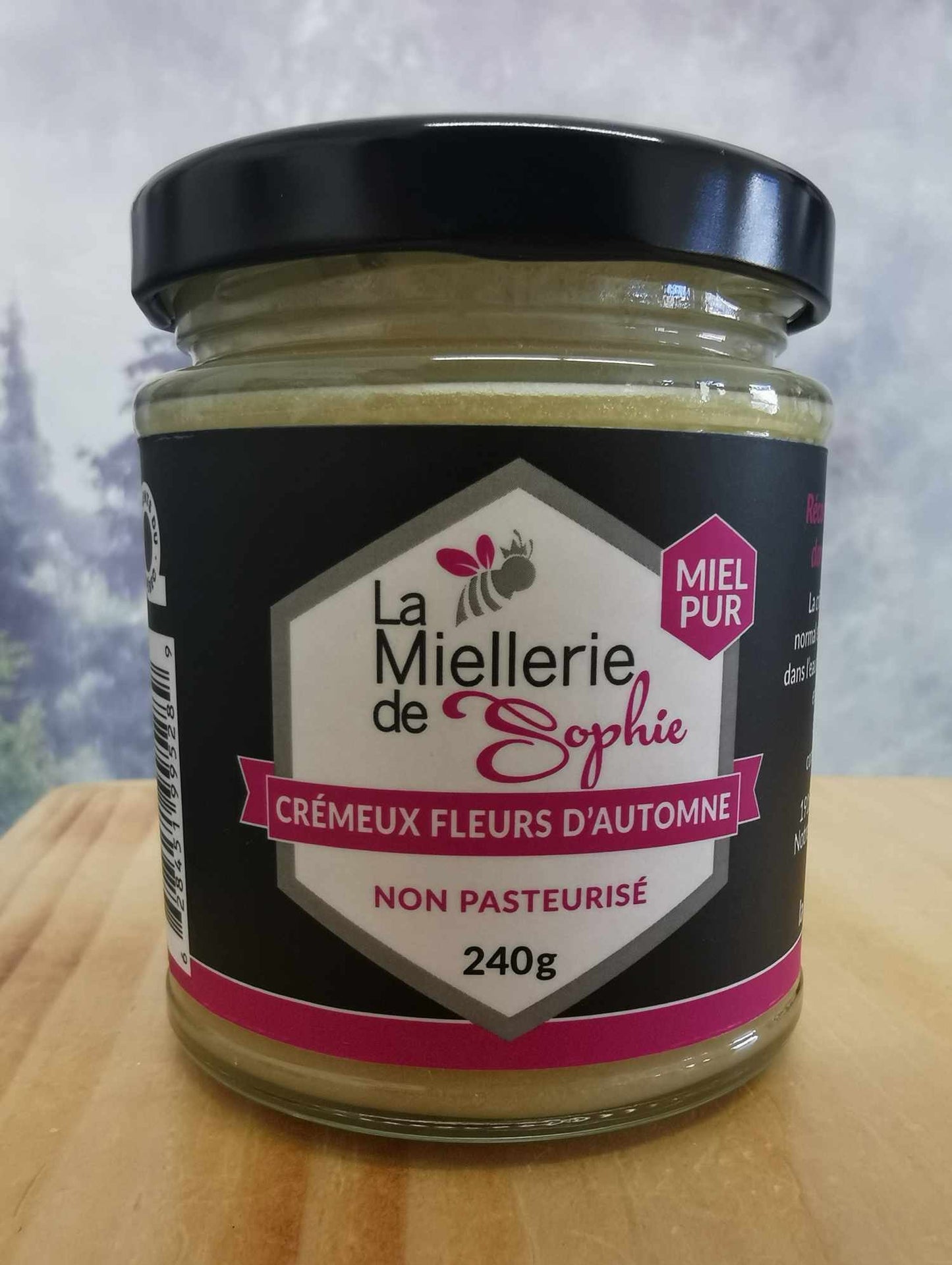 Miel crémeux (fleurs d'automne) - Miellerie de Sophie - 240g