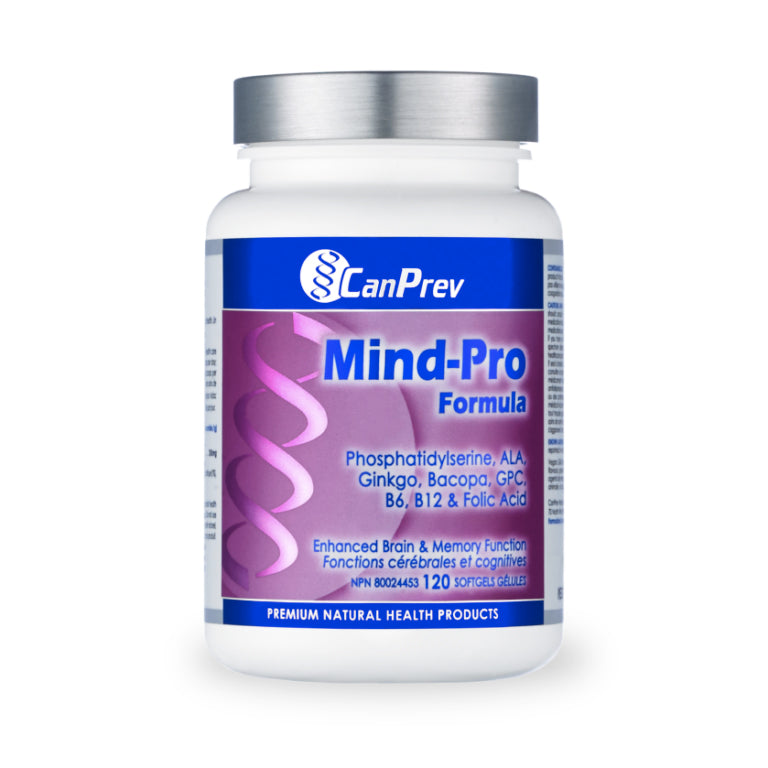Mind-Pro (Mémoire et fonction cognitive) - CanPrev - 120 gélules