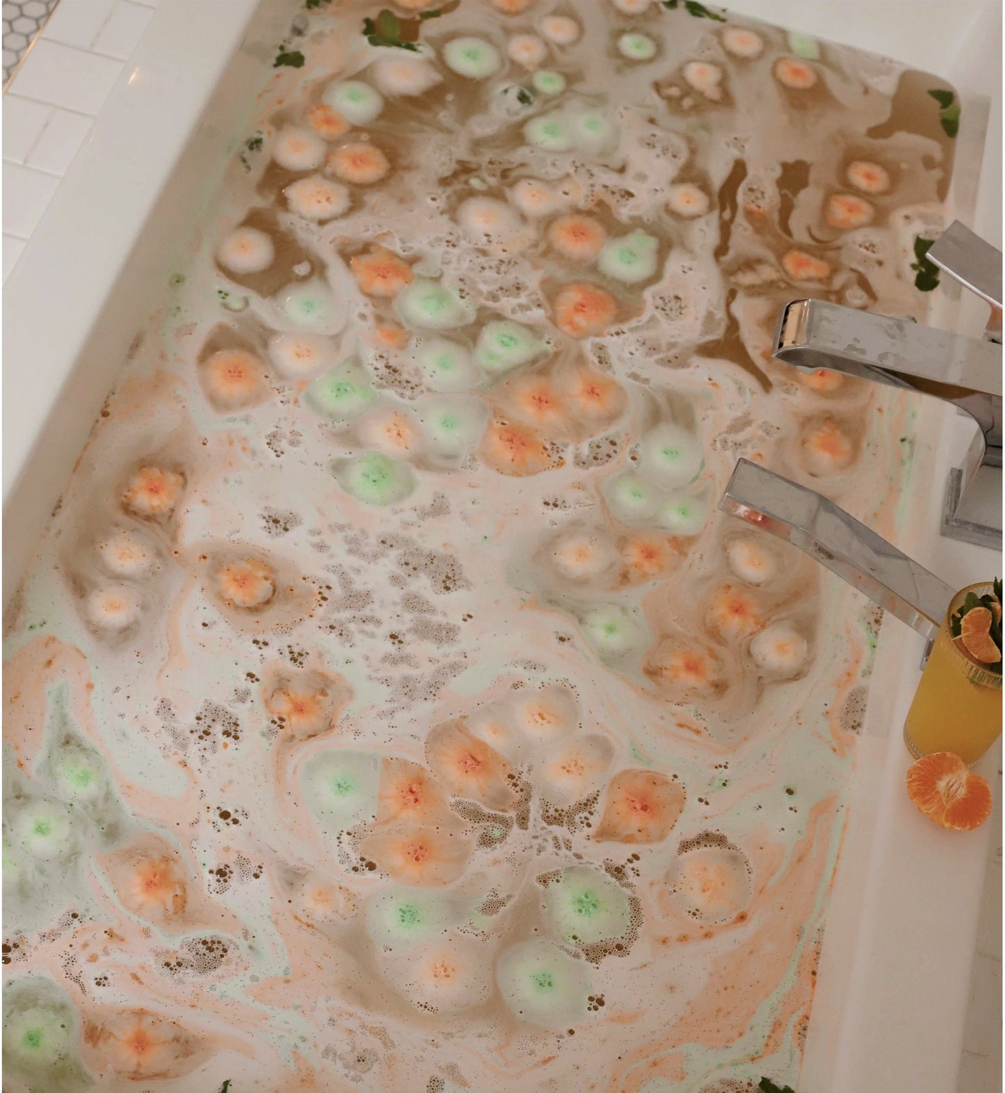 Cubes de bain effervescents - Clémentine & Menthe - Moi D'abord