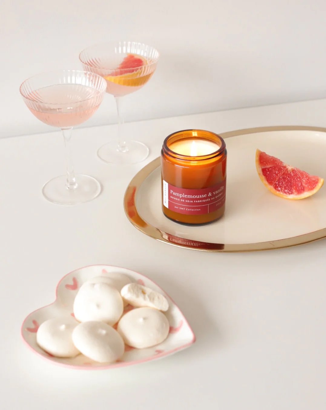 Bougie de soja - Pamplemousse & Vanille - Moi D'abord