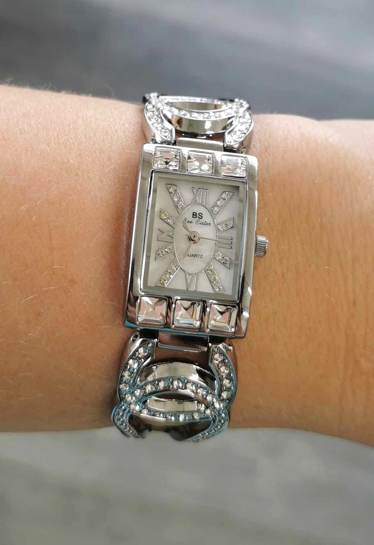 Montre mode femme Bee Sisters argent - Main Image