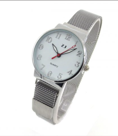 Montre femme  ZJ-7839 SILVER (Magnetic Buckle)