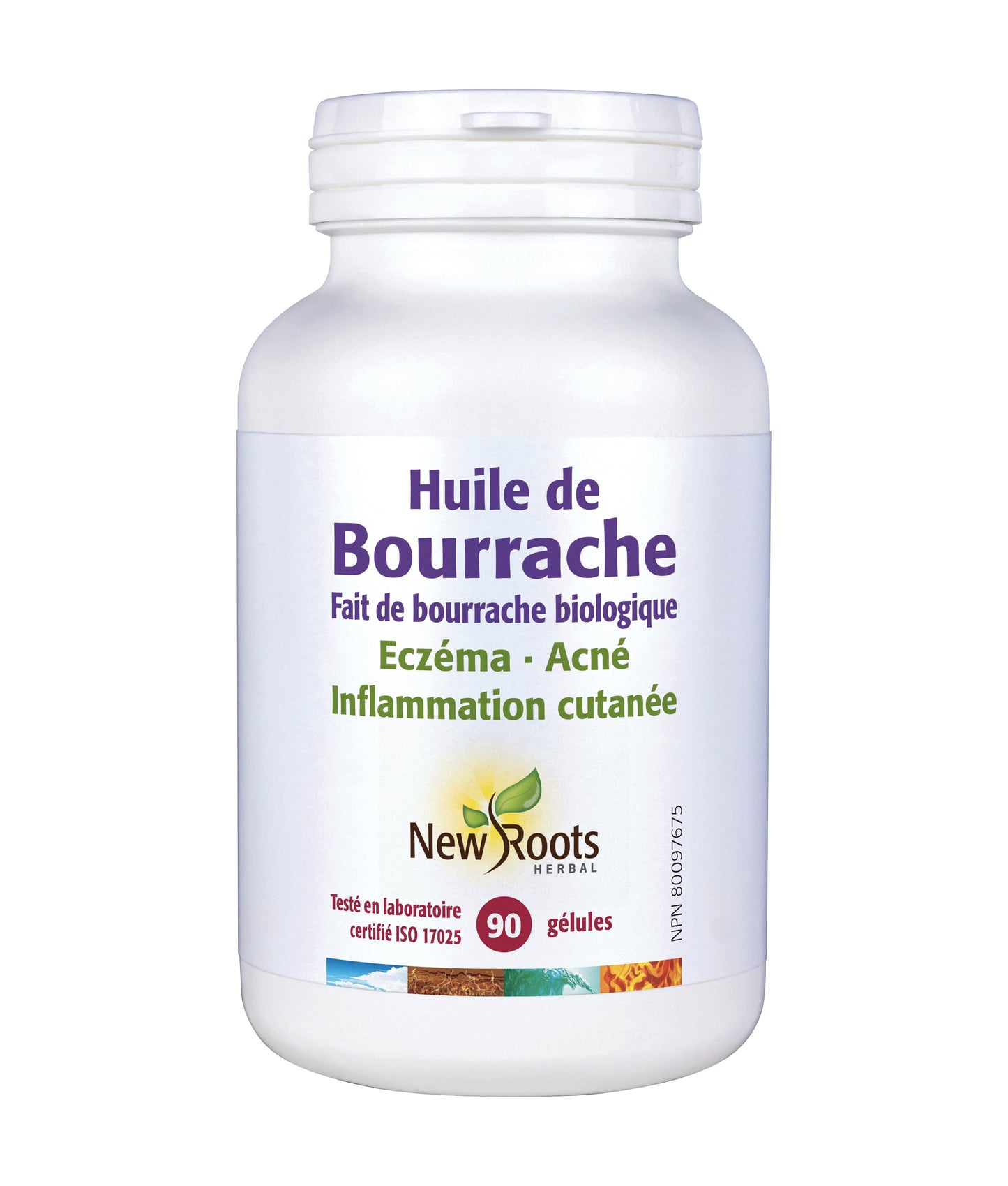 Huile de Bourrache - New Roots - 60 ou 90 gélules