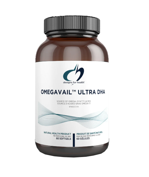 OmegAvail Ultra DHA - Designs for health- 60 gélules