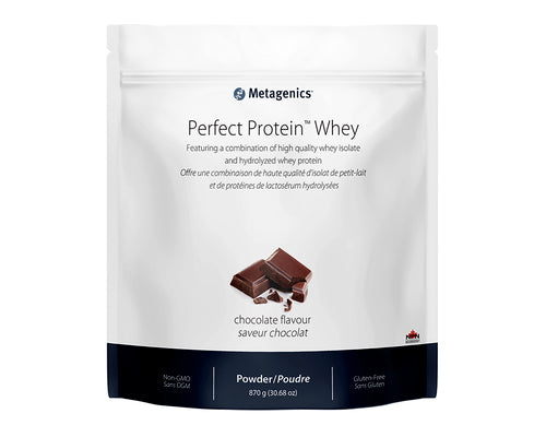 Perfect Protein Whey (chocolat ou vanille)- Metagenics -810g