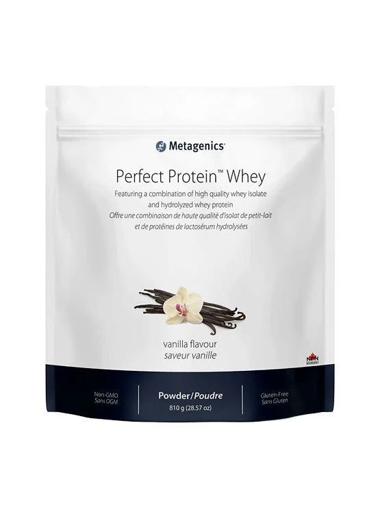 Perfect Protein Whey (chocolat ou vanille)- Metagenics -810g