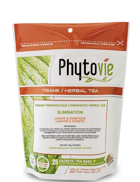 Tisane Élimination (Laxatif et Diurétique) - Phytovie
