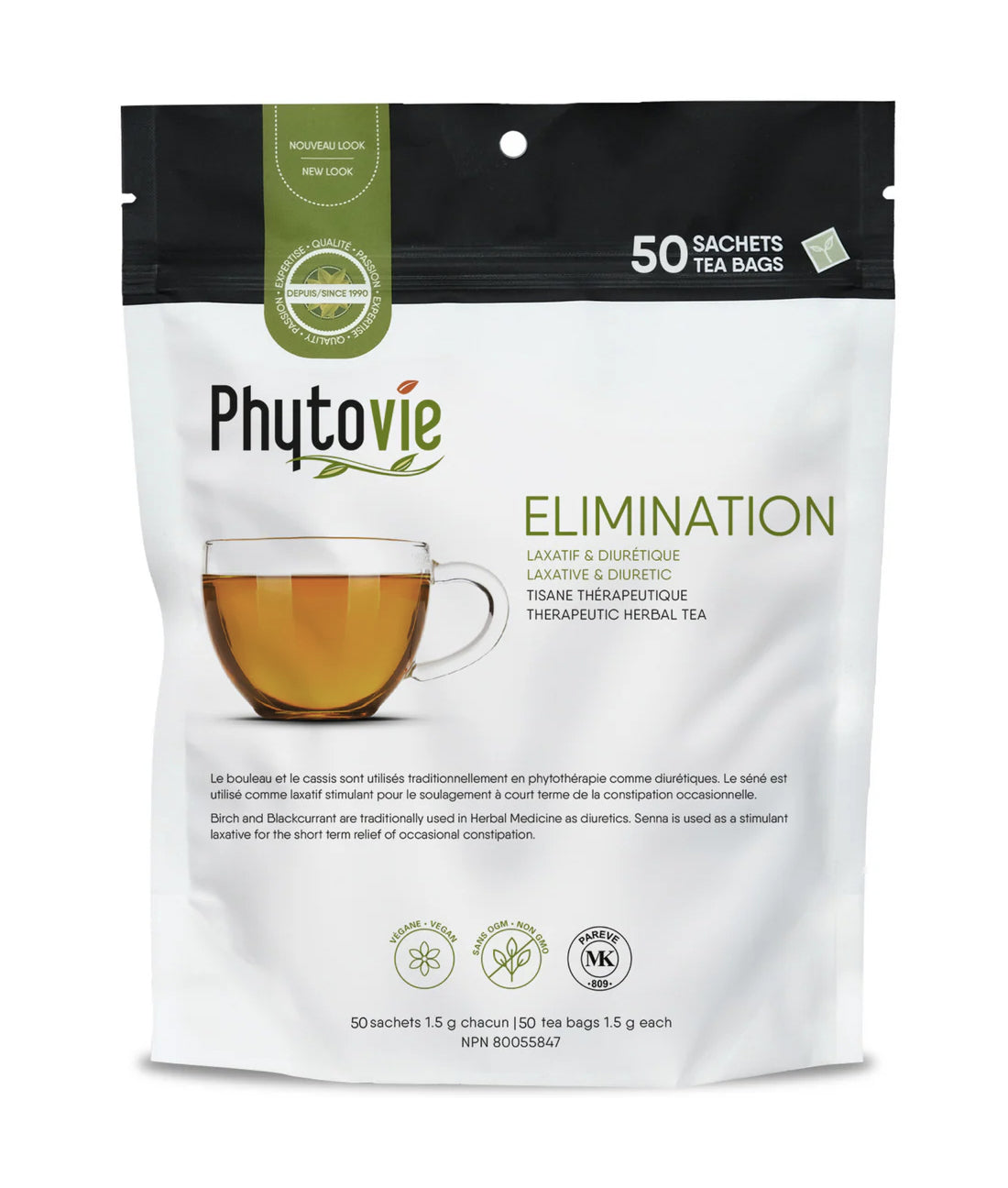 Tisane Élimination (Laxatif et Diurétique) - Phytovie