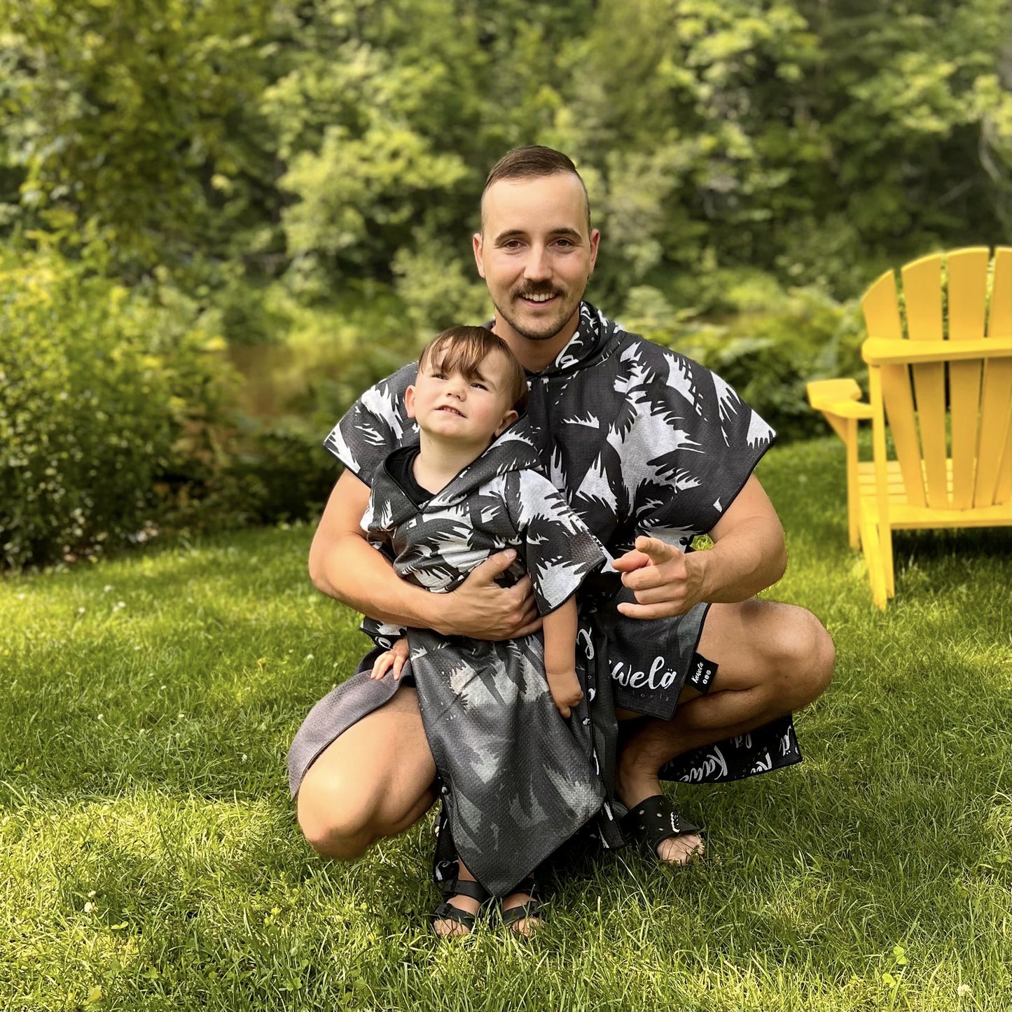 Poncho en microfibre pour enfants - Andros Town - Kawelä