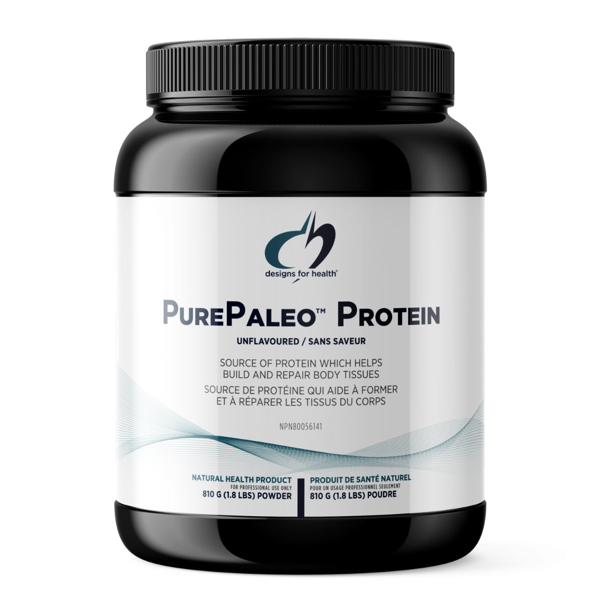 PurePaleo Protein - Protéine de boeuf Sans Saveur et Non sucrée - Designs For Health - 810g