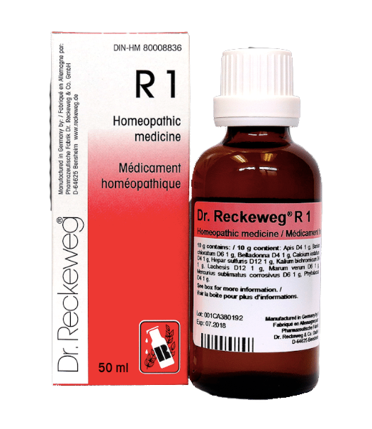 R1 - Inflammation, fièvre, infection - 50ml - Reckeweg