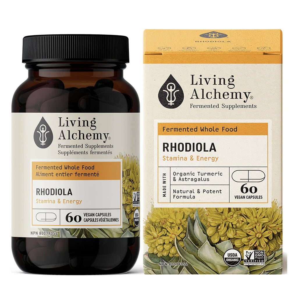 Rhodiola - Soutien à l'endurance et à l'énergie - Living Alchemy - 60 capsules