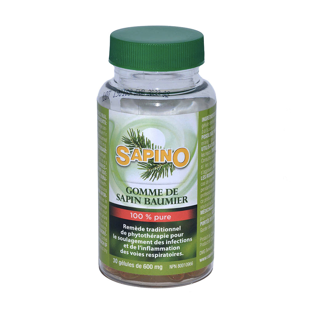 Gomme de Sapin Baumier 600mg - Sapino - Gélules - 2 formats