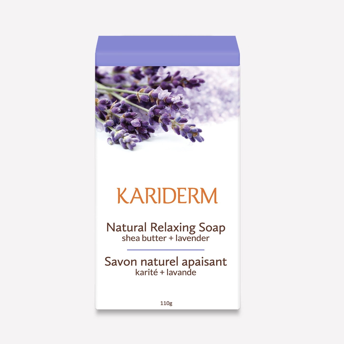 Savon apaisant Karité + Lavande - Kariderm -110g