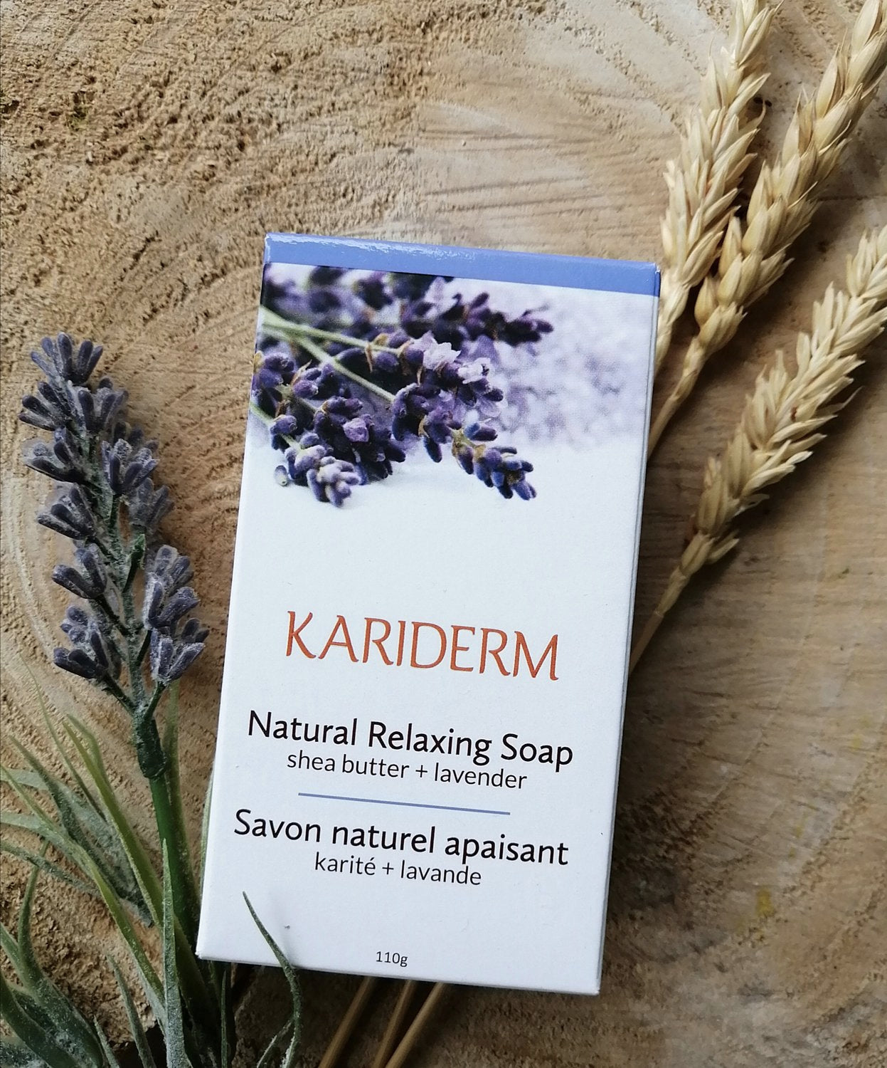 Savon apaisant Karité + Lavande - Kariderm -110g