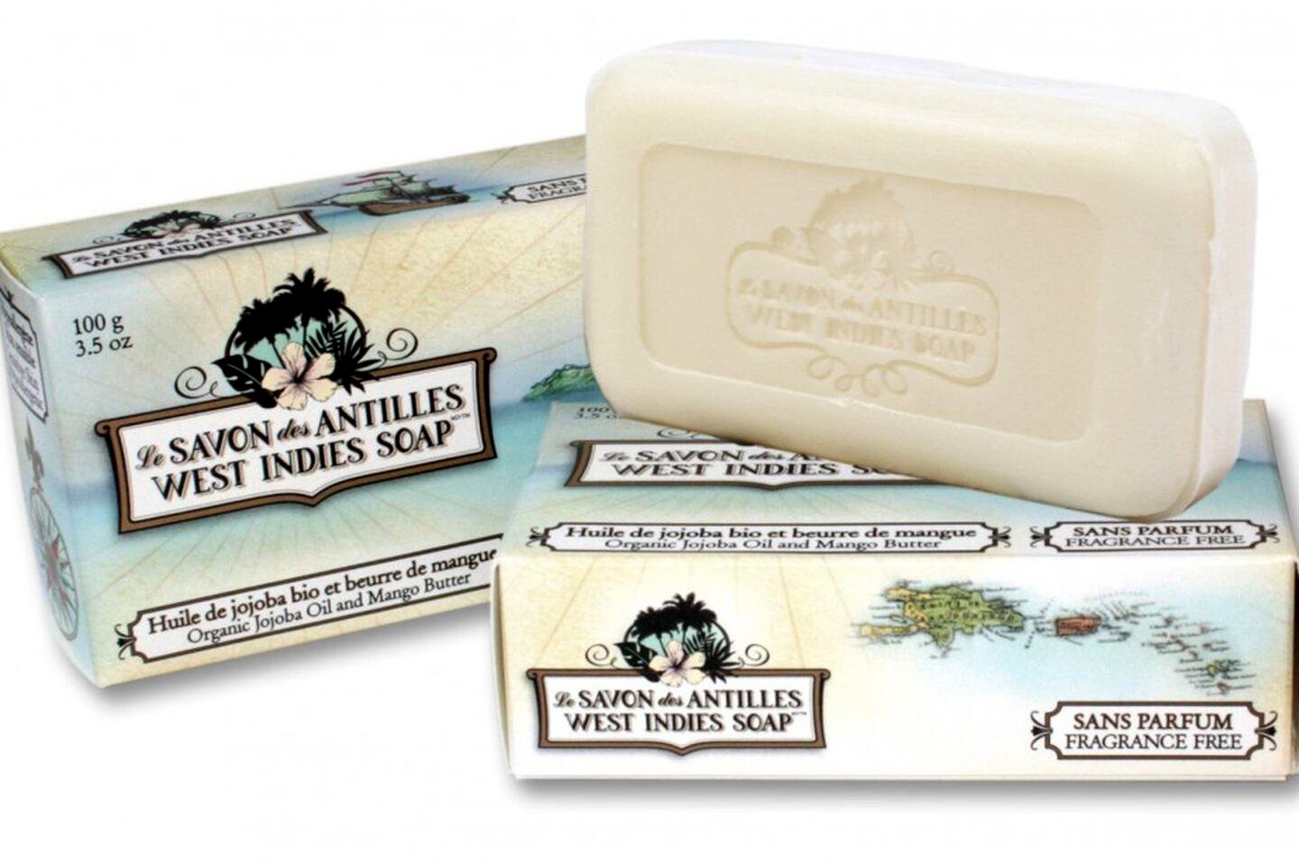 Savons des Antilles - Sans parfum - 100g