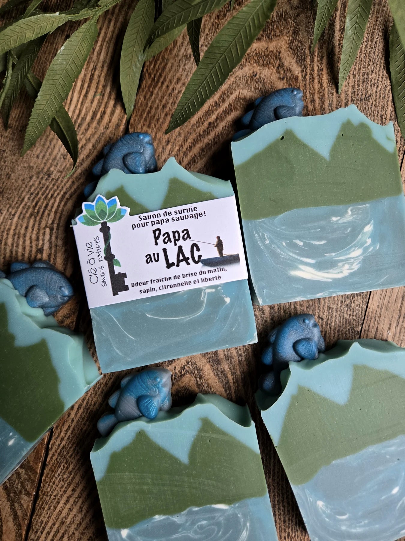 Savon naturel Papa au Lac - Savons Clé à Vie