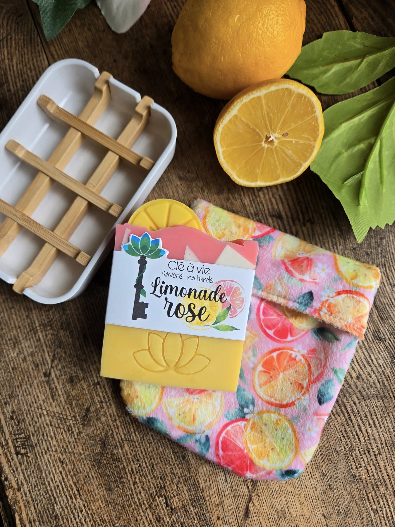 Savon Limonade Rose - Savons naturels Clé à Vie