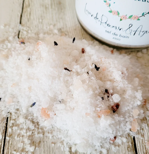 Sel de bain Lavande et Romarin