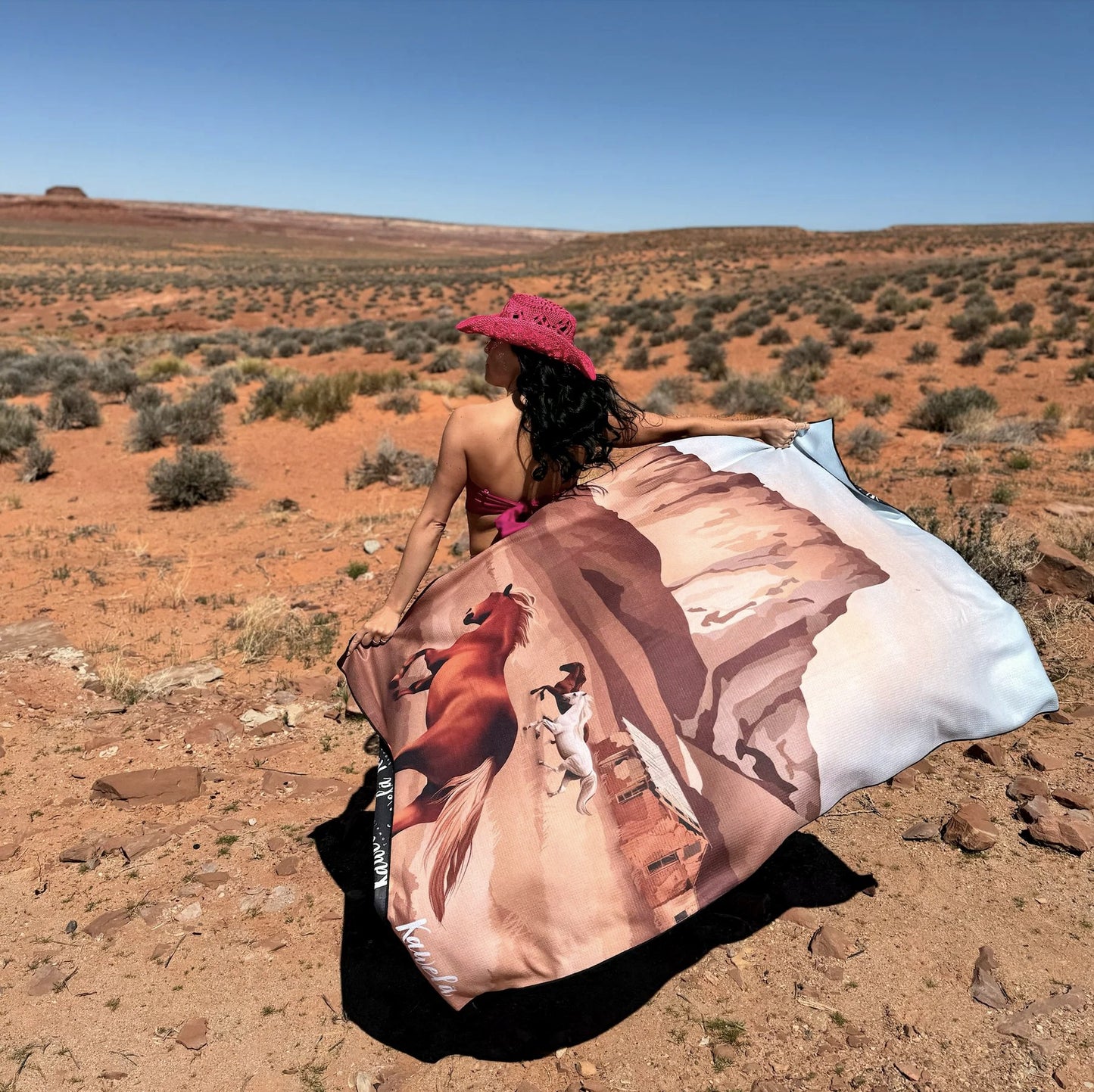 Serviette Kawelä - Prescott (Chevaux)