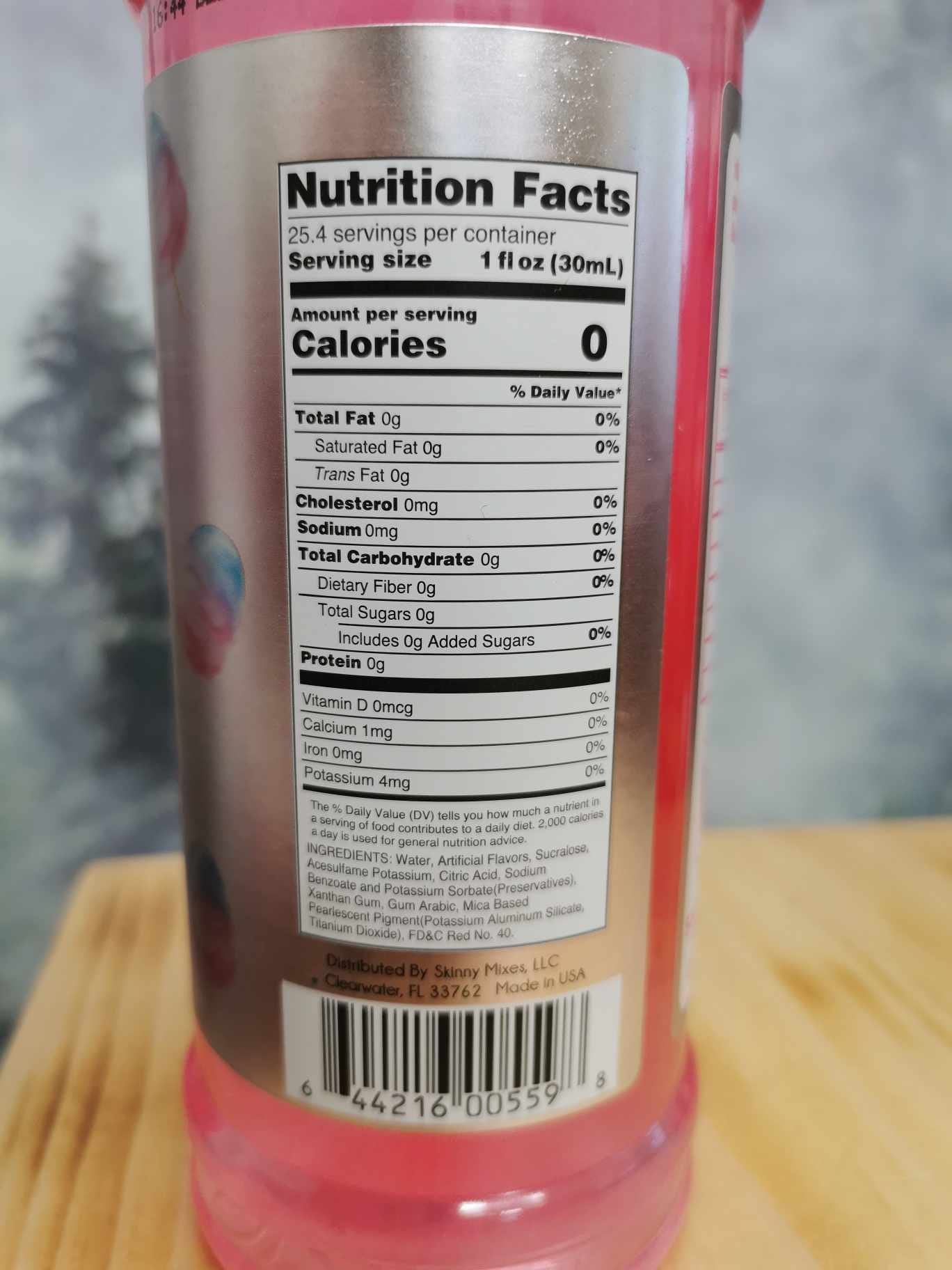 Skinny Syrups - Cotton candy - Barbe à papa - 750ml