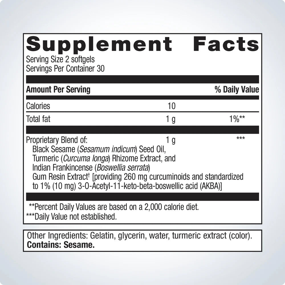 Soreness Relief - Soulagement temporaire de la douleur aigüe - Metagenics - 60 capsules