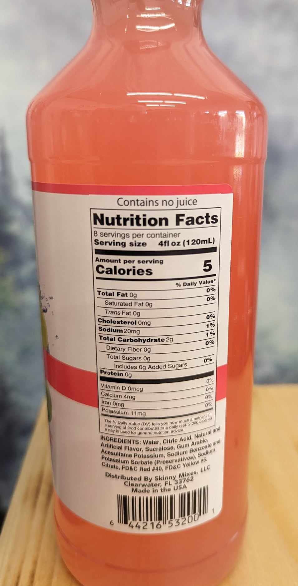 Skinny Mixes - Strawberry Key Lime Margarita - 946ml