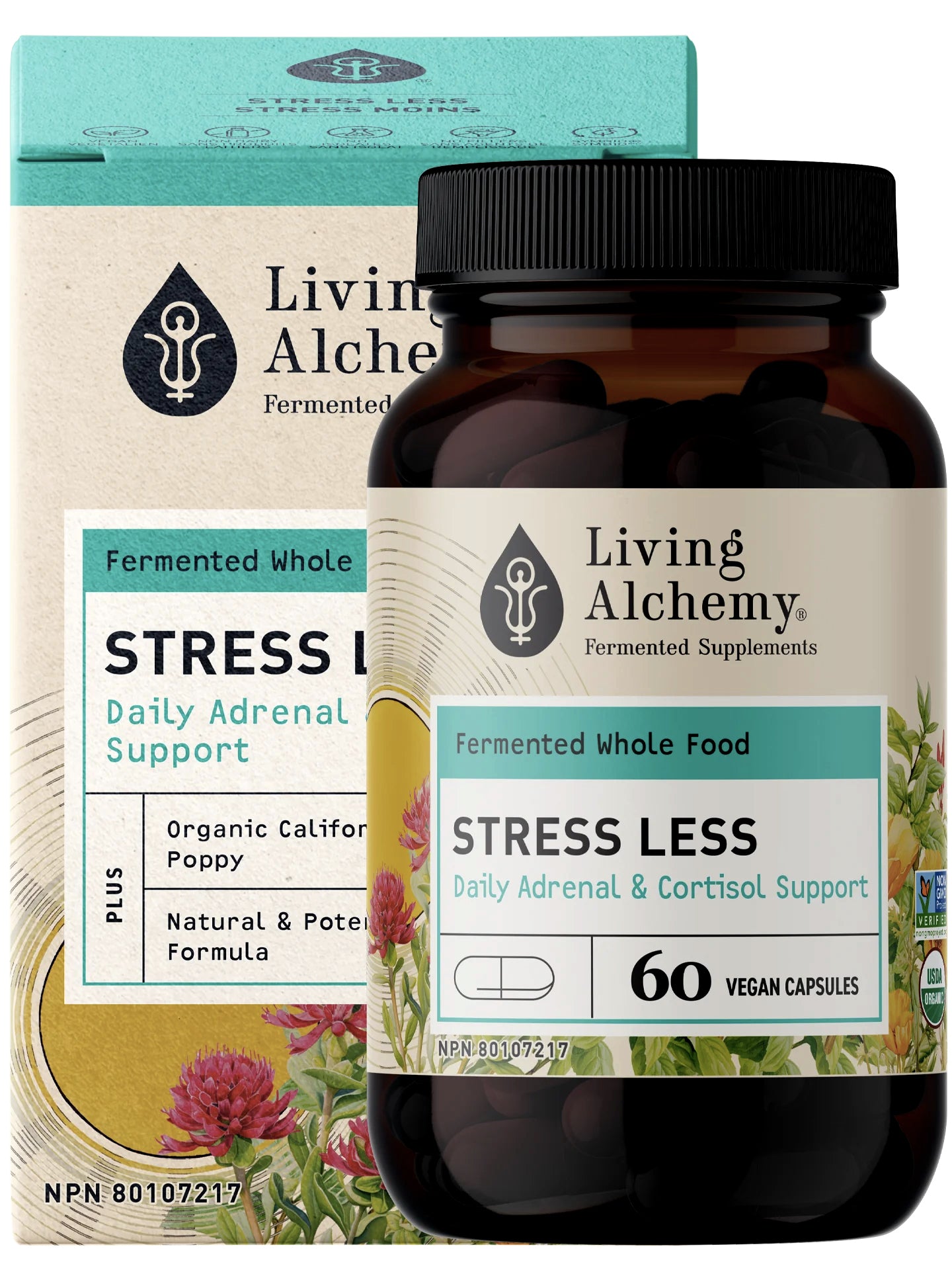 Stress Moins - Living Alchemy - 60 capsules