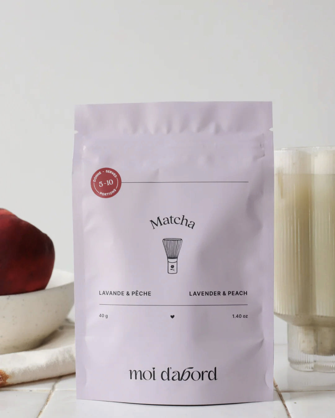 Thé Matcha - Lavande & Pêche - Moi D'abord - 40g