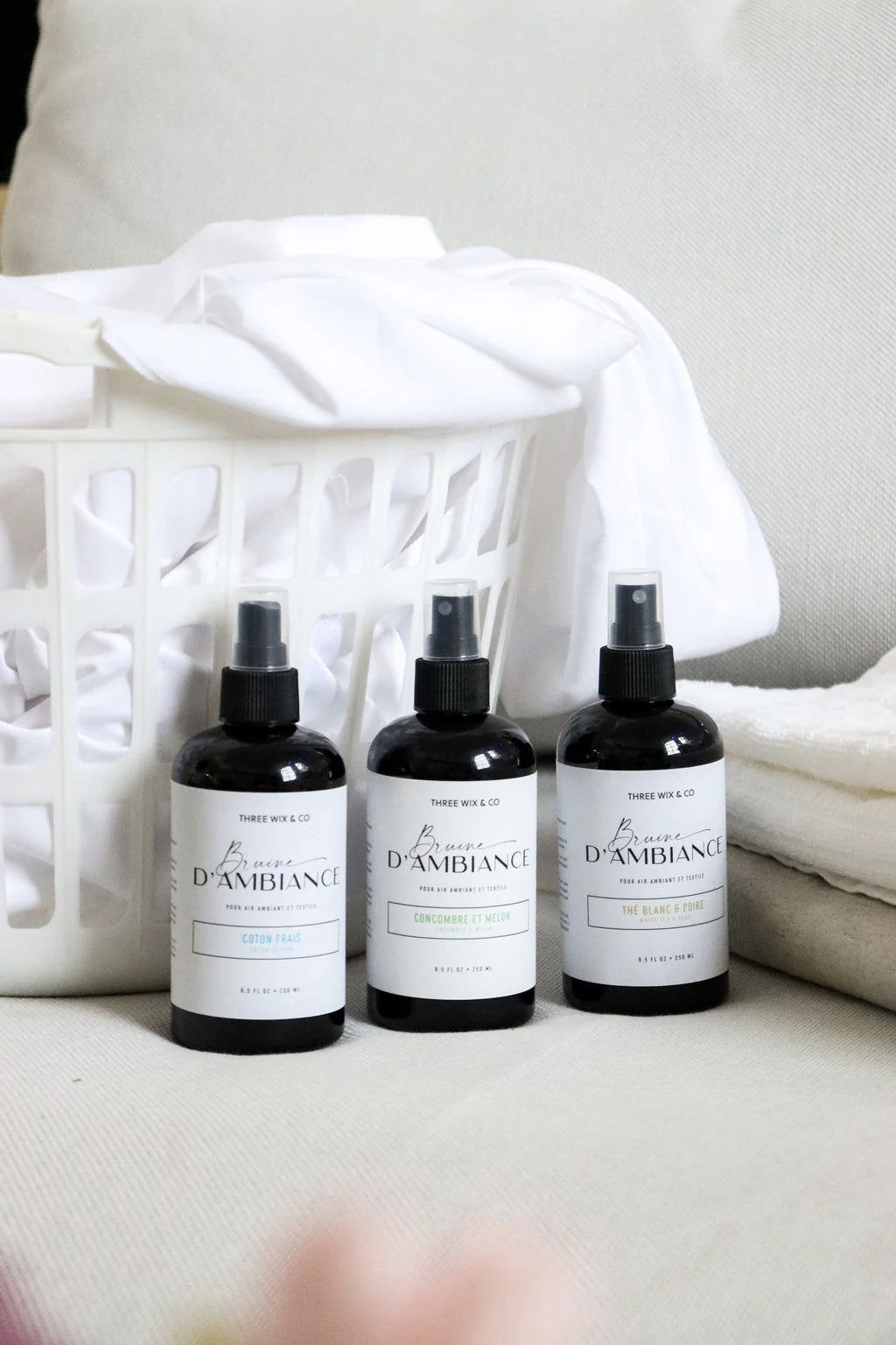 Bruine d'ambiance - Thé blanc & Poire - Three Wix & co - 250ml