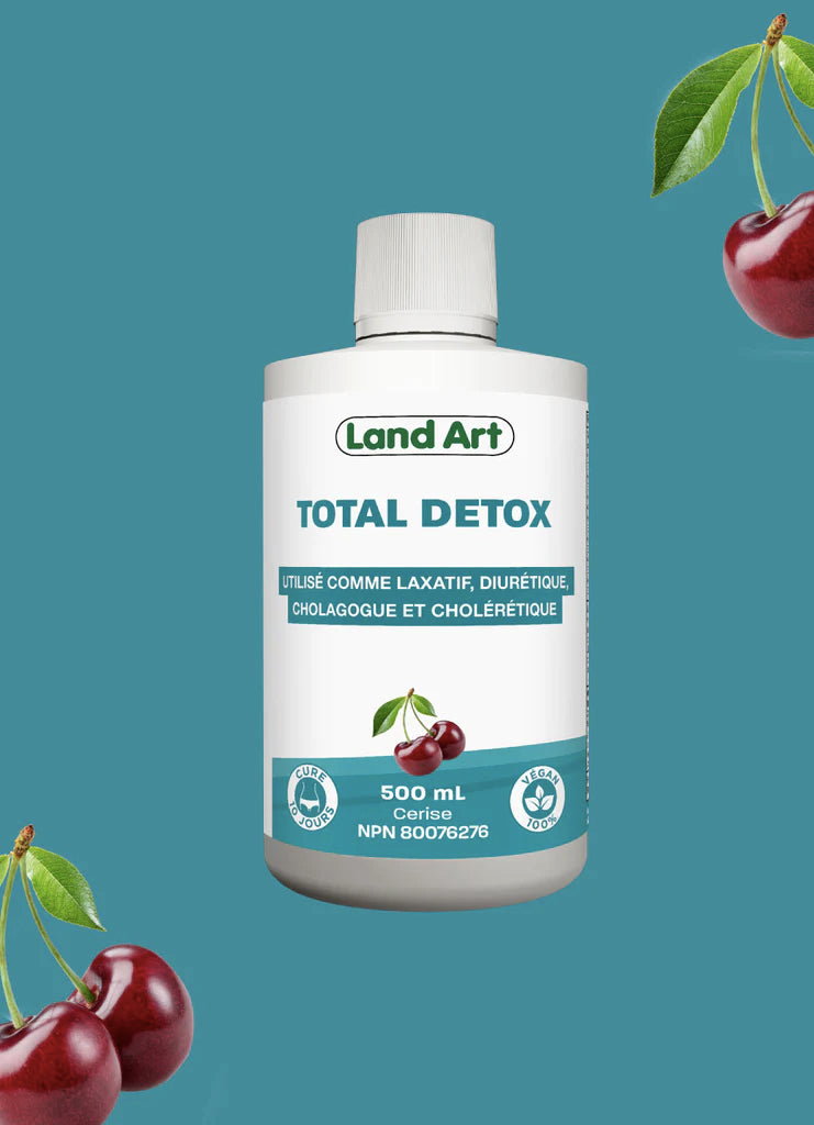 Total Detox - Liquide 500ml - Cerise - Land Art