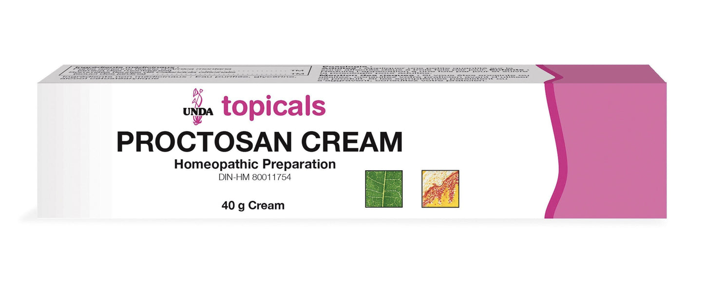 Crème Proctosan - Hémorroïdes - Unda - 40g