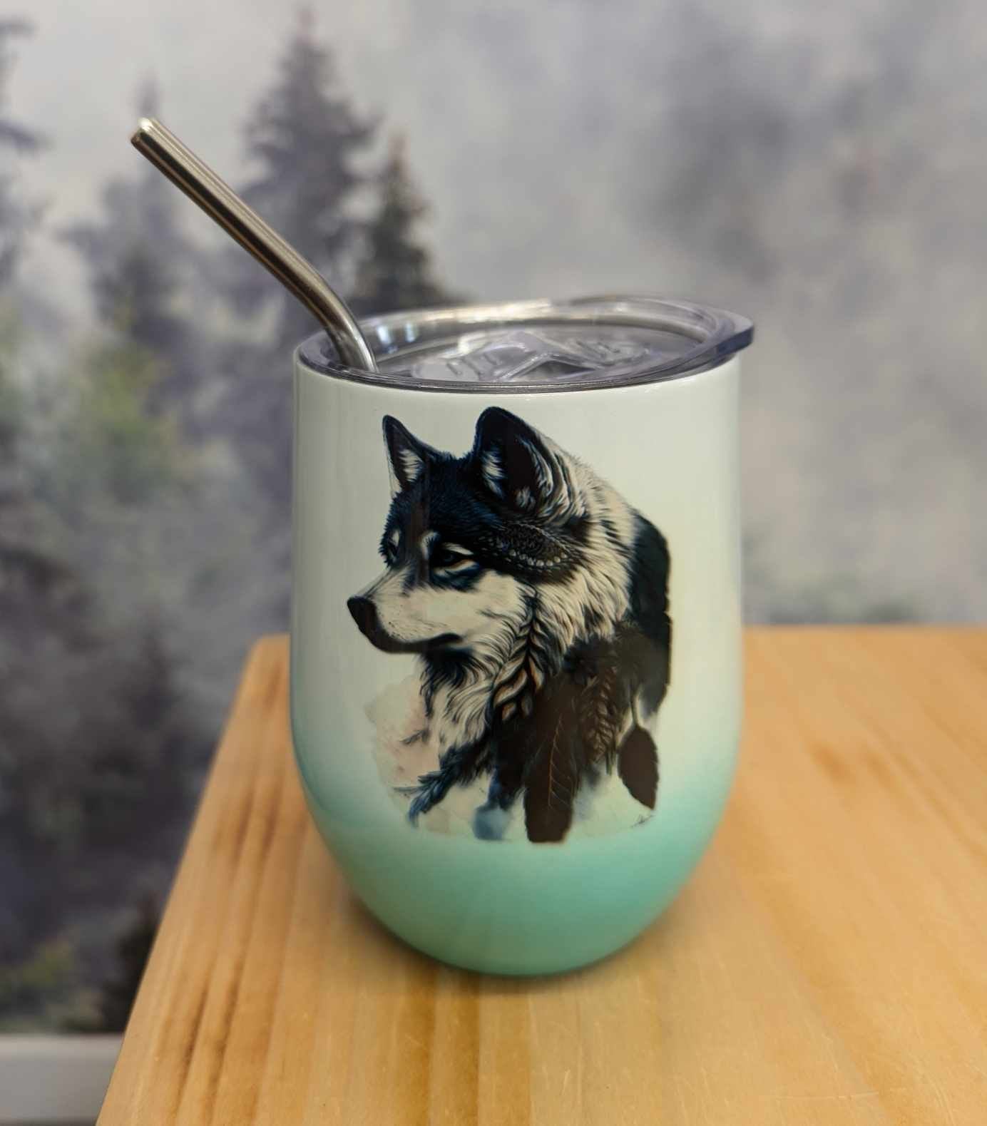 Verre à vin isotherme 12 Oz. - Loup