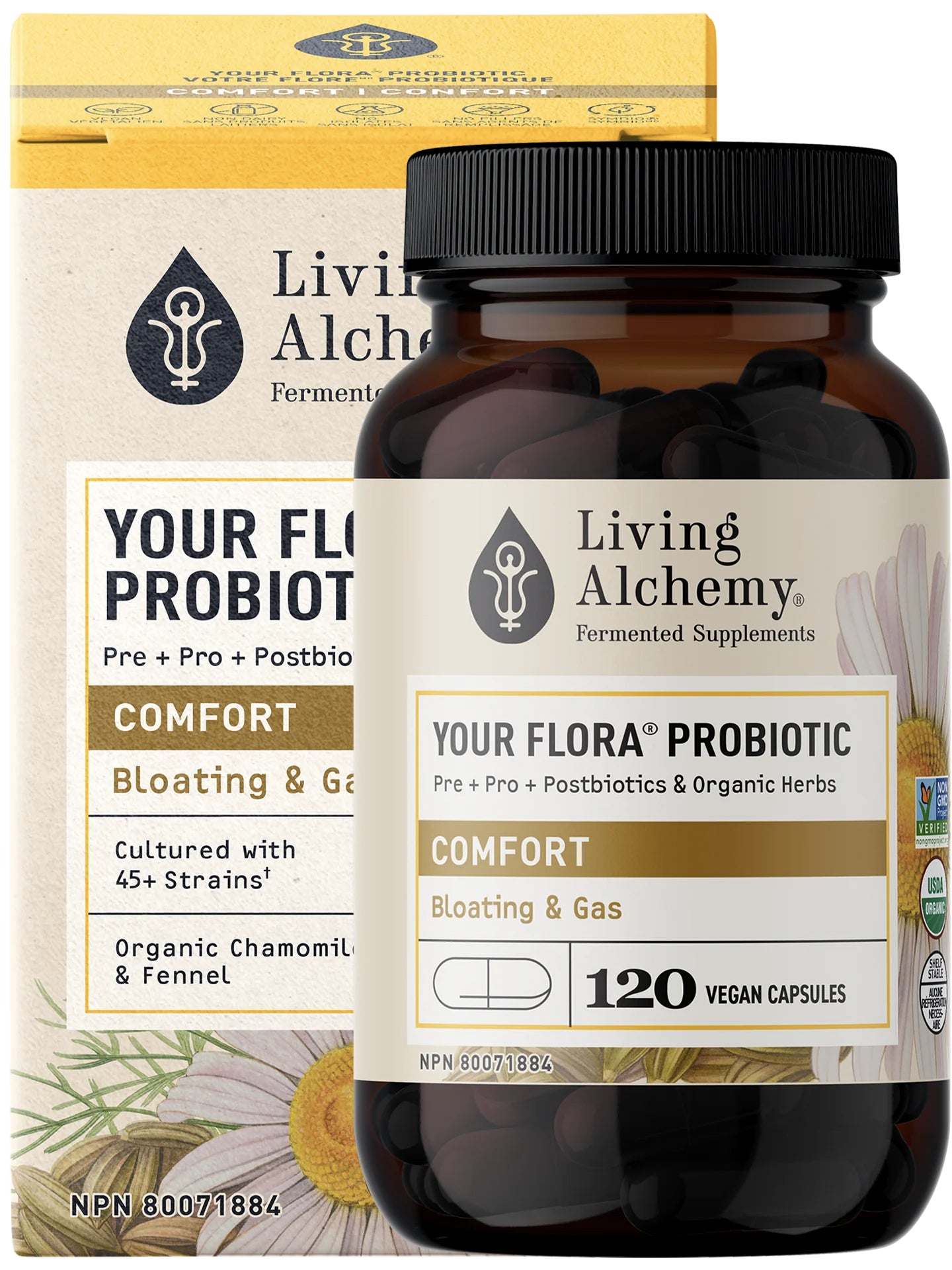 Votre Flore Confort - Living Alchemy - 60 capsules / 120 capsules