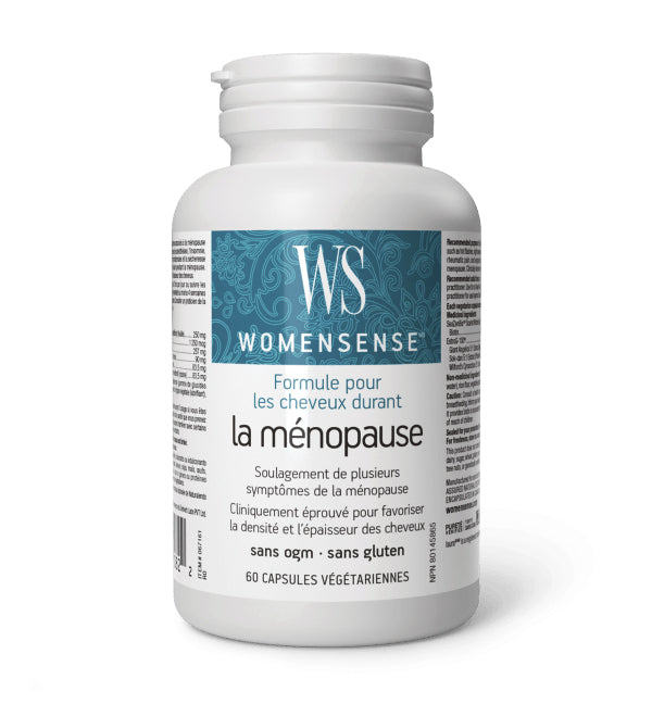Formule pour les cheveux durant la ménopause - Womensense - 60 capsules