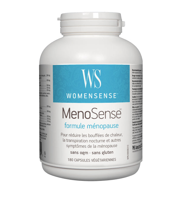 MenoSense - Formule Ménopause - Bouffées de chaleur et transpiration nocturne - WomenSense - 90 ou 180 capsules