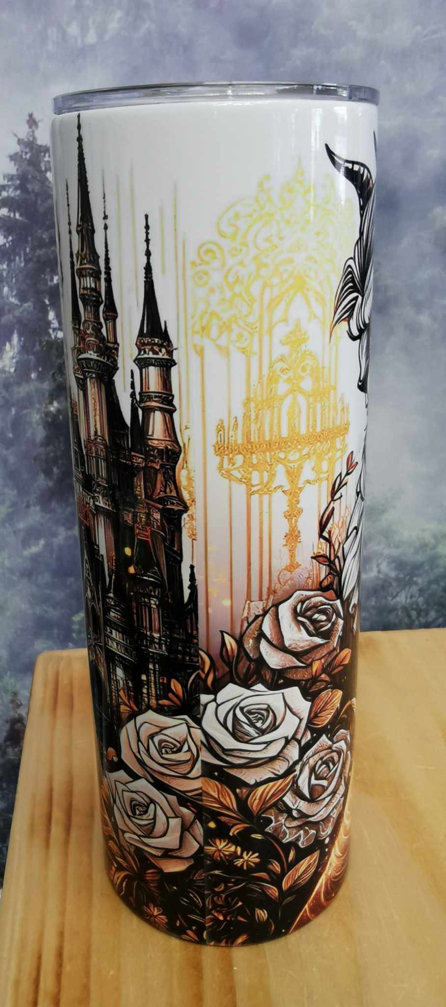 Gourde isotherme 20 Oz.- La Belle et la Bête